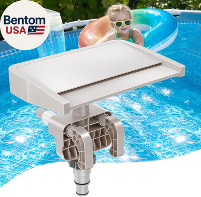 Pool Fountain Waterfall - Smooth Flowing above Ground Pool Accessory for Outdoor