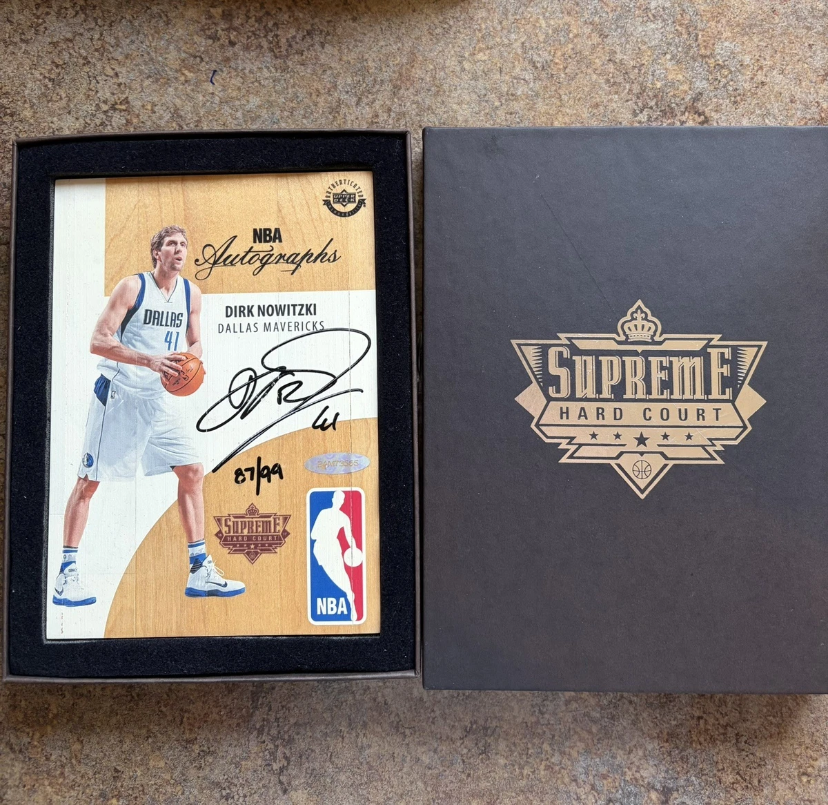Dirk Nowitzki Basketball Autographed Sports Trading Cards