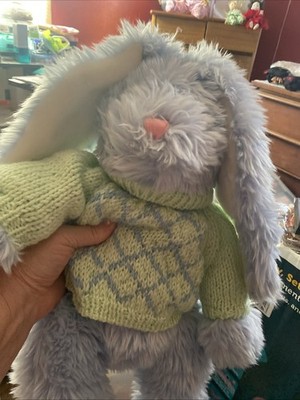 Dan Dee Plush Bunny Rabbit With Sweater