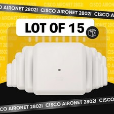 CISCO AIRONET AIR-AP2802I-B-K9 802.11AC DUAL BAND ACCESS POINT ROUTER LOT OF 15