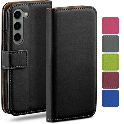 Handy Hülle Flip Case 360 Grad Schutz Tasche Booklet Cover Klapphülle Kartenfach