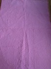 VTG HANDMADE QUILTED PINK PATCHWORK BABY QUILT 48” x 35 ½" PRISTINE — photo 6
