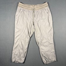 The North Face Capri Pants Women's Large Aphrodite 2.0 Tan Stretch Hiking