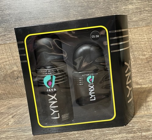 Java Deodrant Vintage Lynx Java Deodorant Bodyspray & Aftershave Gift Set 1990s NEW ...
