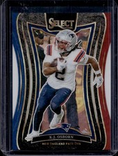 2024 Panini Select - Suite Level- K.J. Osborn #356- Tri-Color Prizm /149