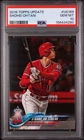 2018 TOPPS UPDATE LOS ANGELES ANGELS SHOHEI OHTANI ROOKIE INSERT PSA 10