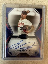 2025 Topps Tier One - Tier One Talent Autographs Jhoan Duran #TOTA-JD Blue Foil