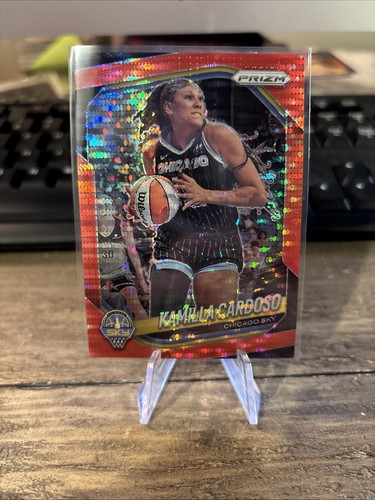 Panini Prizm WNBA 2025 Kamilla Cardoso Red Pulsar Chicago Sky #89 Card 064/299
