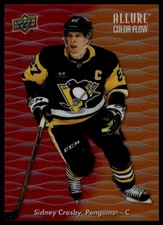 2023-24 Upper Deck Allure #CF-18 Sidney Crosby Color Flow Red-Orange