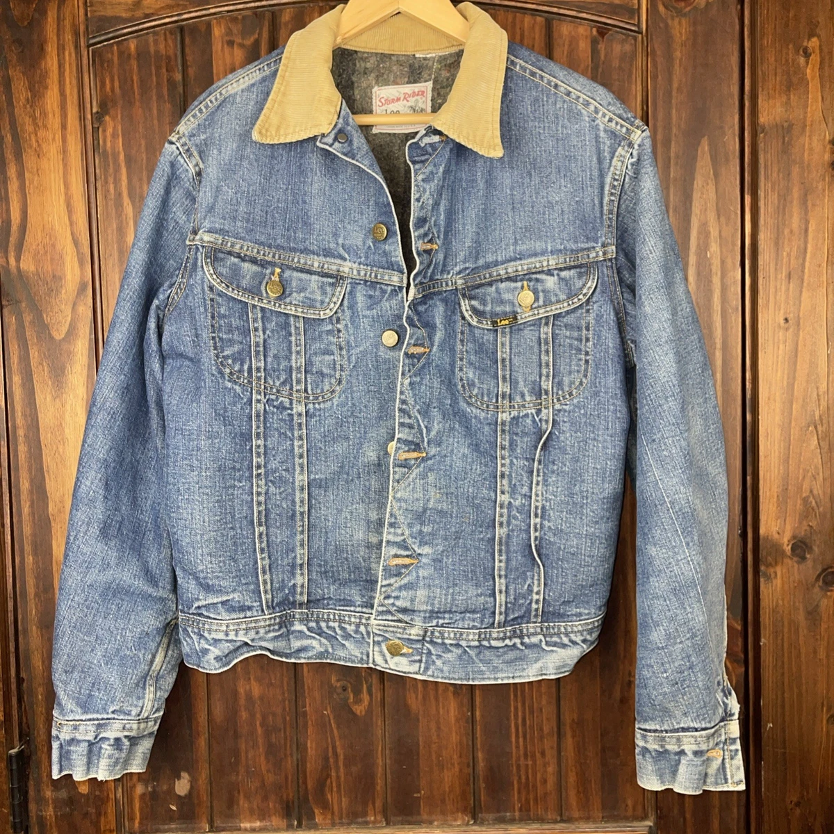 lee storm rider jean jacket products for sale | eBay
