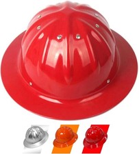 Aluminum Hard Hat Full Brim - Commercial Construction Safety Helmet