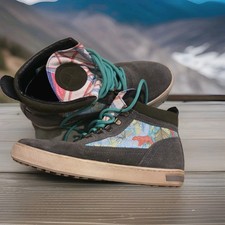 Inkkas Jasper High Top Sneakers Camping Hiking Shoes Women's Size 9 Bear Forest