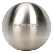 Collectors Series Ball Style Heavy Weight Silver Titanium Shift Knob