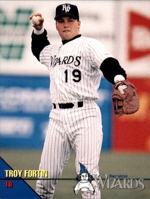 1995 Fort Wayne Wizards Team Issue #13 Troy Fortin Lundar Winipeg Manitoba Card
