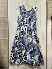 Eliza J Floral Fit Flare Dress Size 0