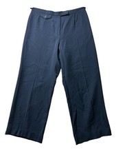 Lauren Ralph Lauren Dress Pants Women  s 16 Navy Blue Wool Lined Made in USA