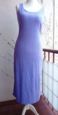 Selfmade Da. Jersey Midi - Kleid Baumwolle Elasthan Flieder/Lila Gr.  38/40