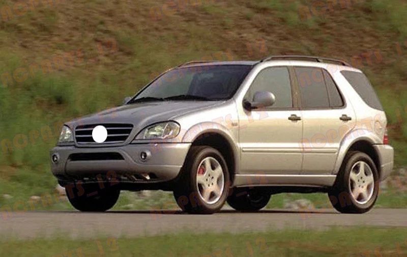 For Mercedes-Benz W163 ML 1998-2005 Left Side Headlight Clear Lens PC+Glue — 第 4/4 张图片