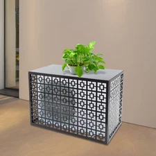 Air Conditioner Fence Privacy Fence Cover for A/C Conditioning Unit 110*80*55cm