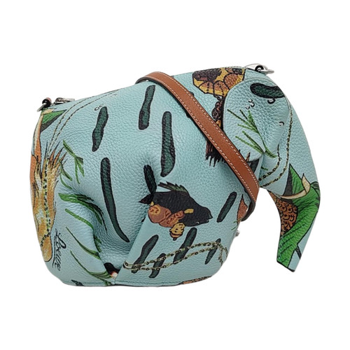 LOEWE Animals Crossbody bags Leather Blue Free Shipping | Duties Paid