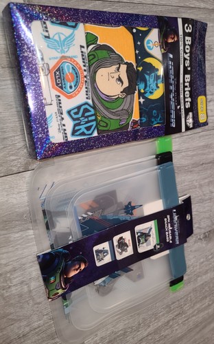 Disney Pixar Toy Story Boys Briefs, with Buzz reusable snack bags all new!!!! - Picture 2 of 3