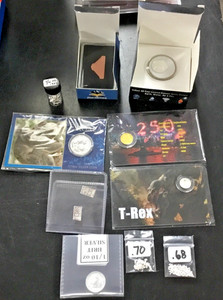 Lot Set with Carded Gold Platinum Silver, Shot, Nuggets, Copper & Silver Koala