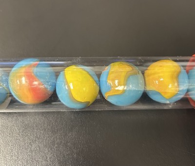 Moon Marble Company Boulder Pak 9 Marbles Planet Design Vintage Pack