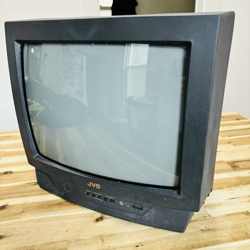 JVC C-13910 CRT 13-Inch TV VTG Gaming Color Television TESTED Working Quick Ship - Picture 2 of 10
