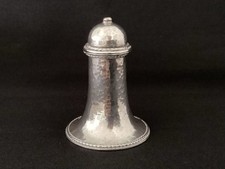 Omar Ramsden Sterling Silver Arts And Crafts Pepper Pot.