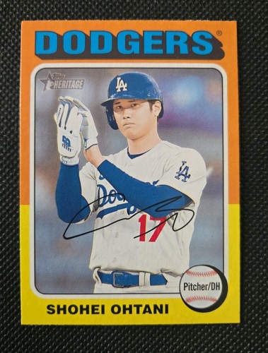 Shohei Ohtani 2024 Topps Heritage #371 Los Angeles Dodgers