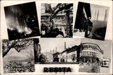 RPPC Resita Romania vintage postcard v664