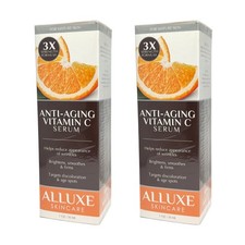  Alluxe Anti-Aging Vitamin C Serum 1fl.oz./30ml NEW SEALED; LOT OF 2