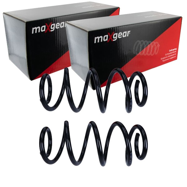 2X Maxgear Fahrwerksfedern Vorne Passend FÜR Audi A4 A6 Links+Rechts-image
