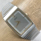Vintage Seiko Men 5P30-5199 Dress Tank Two Tone Quartz Analog 24mm Watch 7 3/4"