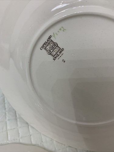 Copeland Spode Alden S2280 Scalloped Dinner Vintage Plates 9 1/8" # 2 12 8 5 - Picture 9 of 10