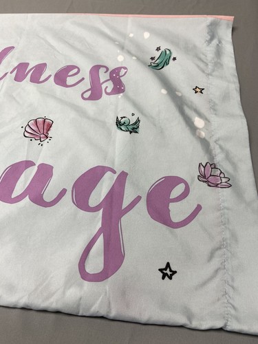 Disney Princess Little Mermaid Ariel Kindness Courage Standard Pillowcase - Picture 11 of 15