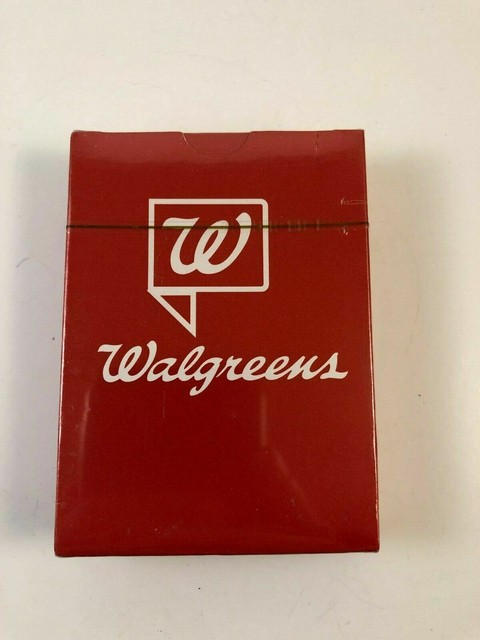 Walgreens Logo Advertisement Promo Playing Cards New Unopened Red Pack | eBay