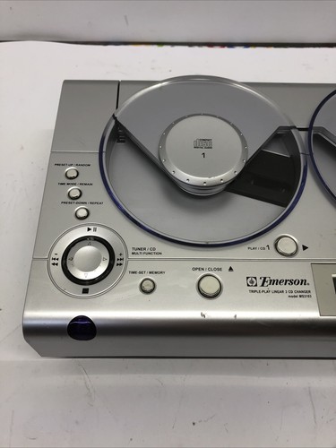 Emerson MS3103 Triple Linear 3 CD Player and AM/FM Radio TESTED WORKING - Picture 4 of 15