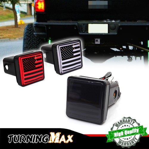 BRAKE, DRIVING, REVERSE LIGHT TRAILER TOWING HITCH COVER FIT 2" TOWING & HAULING - Foto 1 di 14
