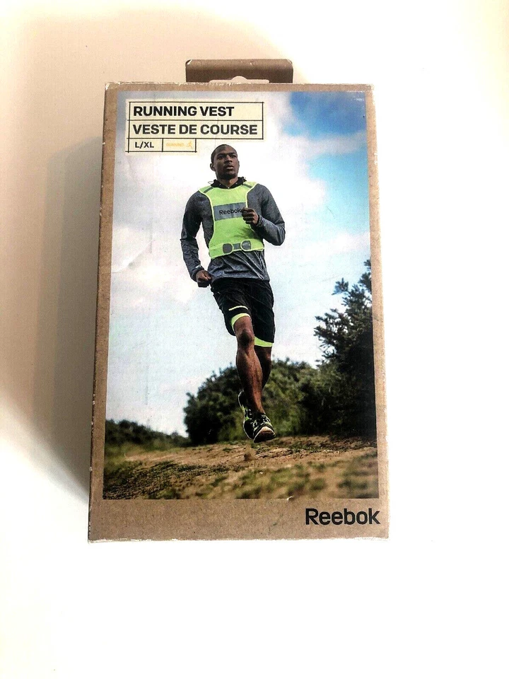 Reebok отражательный работает жилет сетки (RRAC-10113) тренировки Gear Top - L/XL - Изображение 2 из 4