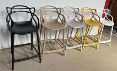2er Set Master Style Bar Café Küche Restaurant Esszimmer Stuhl Hocker Höhe 66 cm