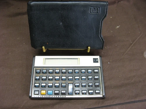 Rare ancienne calculatrice Hewlett Packard HP Modèle C12 made in Brazil