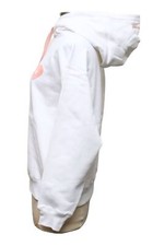 Converse x Valentine Pink Heart White Cotton Kango Pocket Drawstring Hoodie S