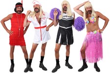 FUNNY STAG DO COSTUME MENS OUTFIT NOVELTY DRESSES ADULT FANCY DRESS CHOOSE STYLE