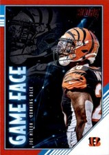 Joe Mixon 2020 Score Red Parallel Game Face Card #GF-JM