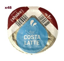 48x TASSIMO COSTA LATTE 325ml MILK CREAMER ONLY T-DISCS PODS LARGE CUP SIZE