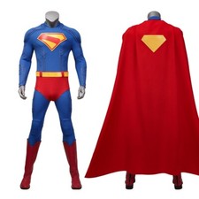 Xcoser Superman Cosplay Costume Halloween Cosplay Costumes Jumpsuit Suit