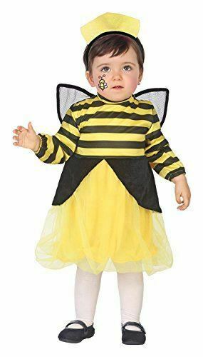 COSTUME CARNEVALE APE VESTITO BAMBINA GIALLO NERO ANIMALI TAGLIA 6-12 MESI  ATOSA | eBay