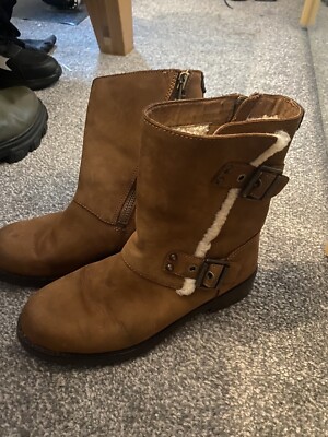 Ugg Niels Womens Ugg Biker Boots UGG® AUSTRALIA NIELS CHESTNUT