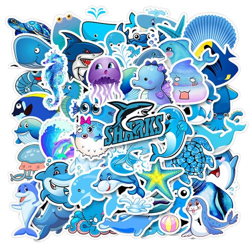 Various Anime TV Shows Game Outdoors Animals INS Collection Stickers Skateboard - Picture 140 of 243